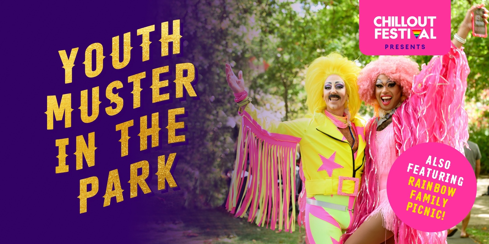 Banner image for FREE - ALL AGES | Youth Muster In the Park - ChillOut Festival 2024