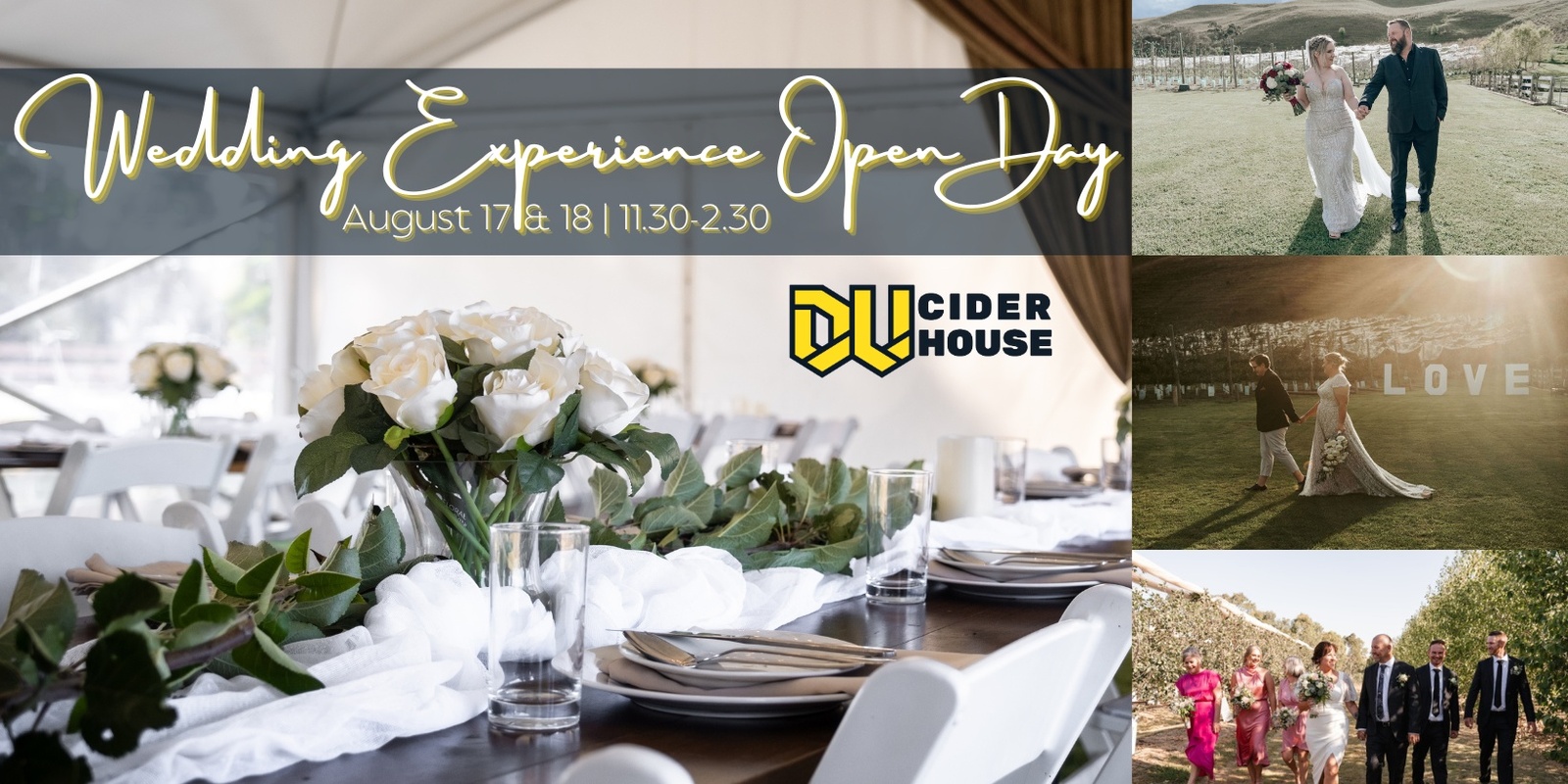 Banner image for DV Cider Wedding Experience August