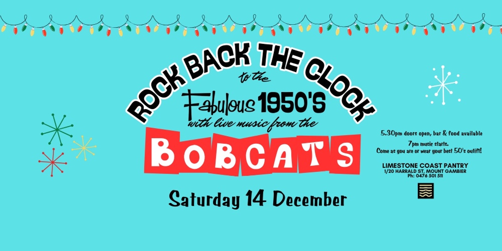 Banner image for Rock Back the Clock at The Pantry