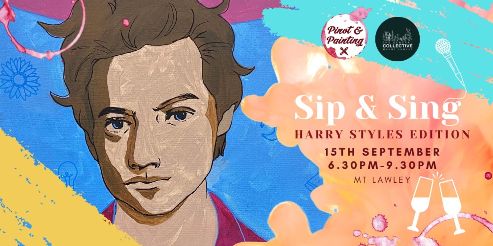Banner image for Harry Styles - Sip & Sing @ The General Collective