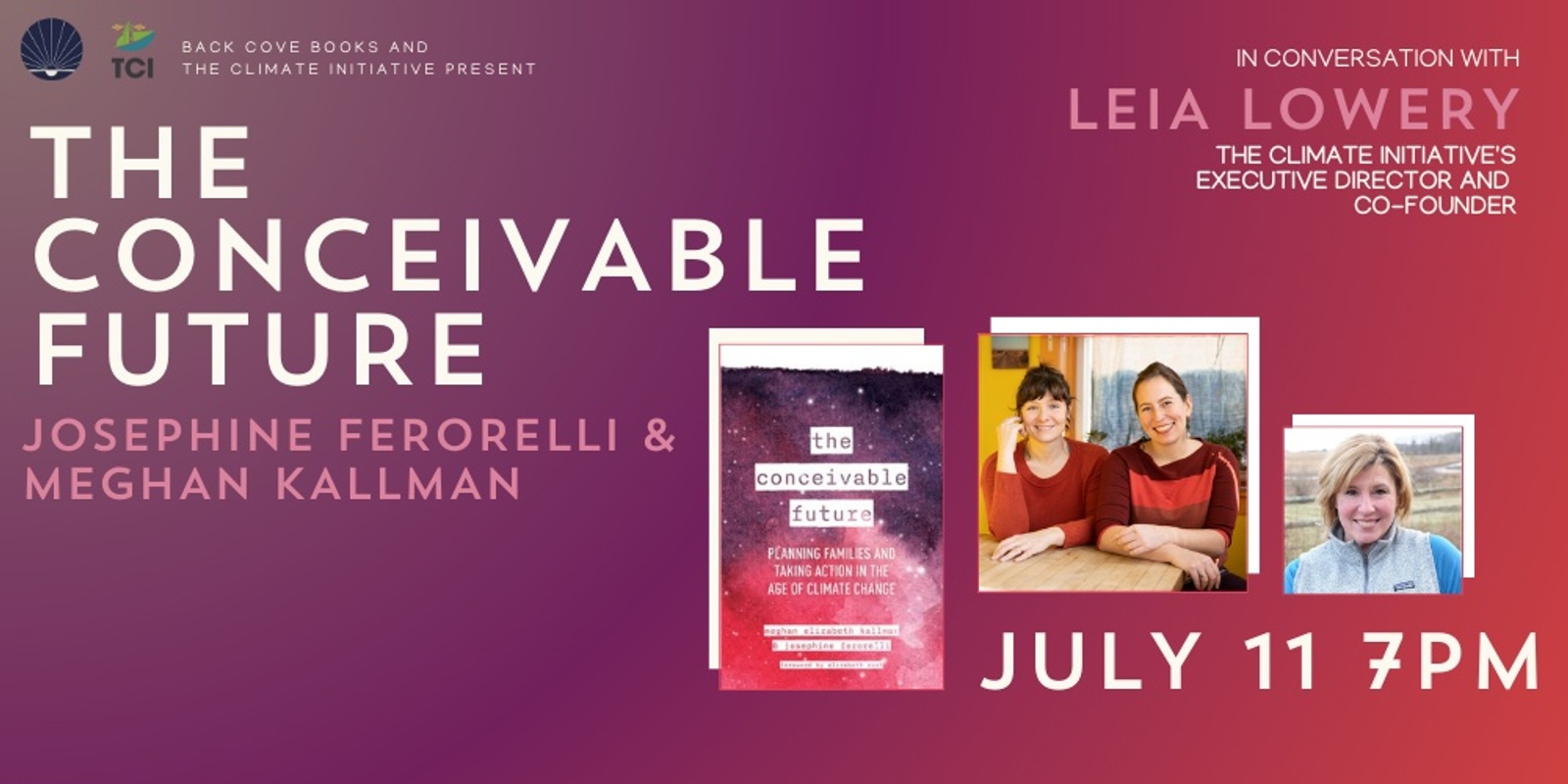 Banner image for The Conceivable Future with Josephine Ferorelli & Meghan Kallman