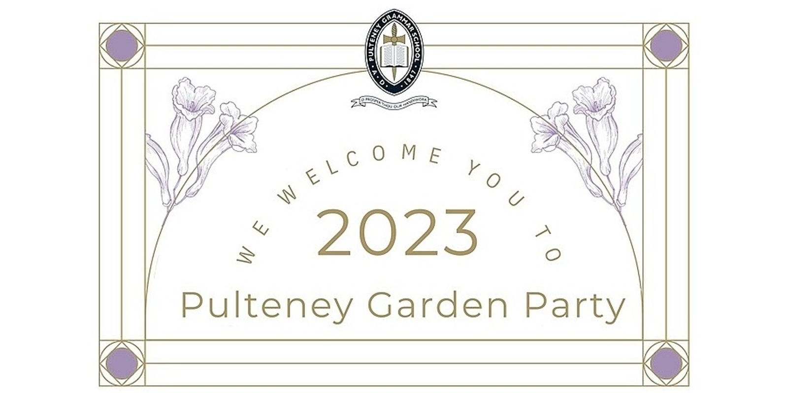 Banner image for Welcome to 2023 Pulteney Garden Party