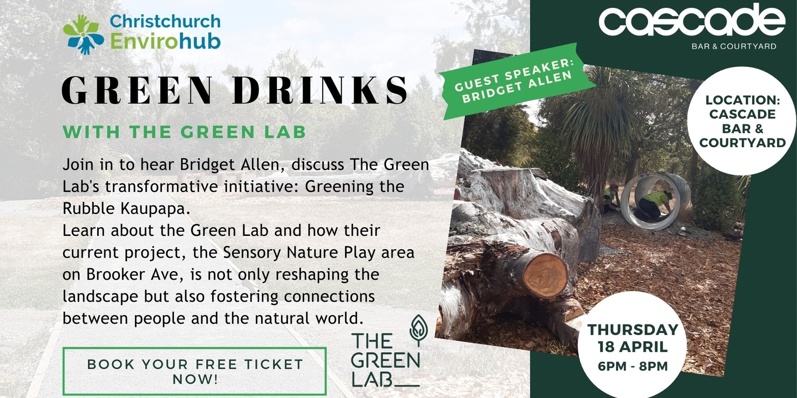 Banner image for Green Drinks with The Green Lab