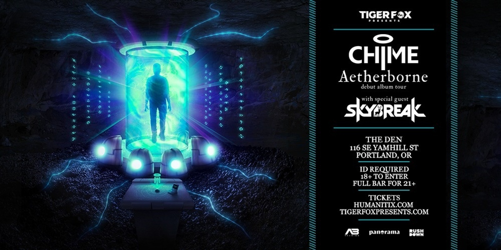 Banner image for CHIME w/ special guest SKYBREAK • Aetherborne Debut Album Tour