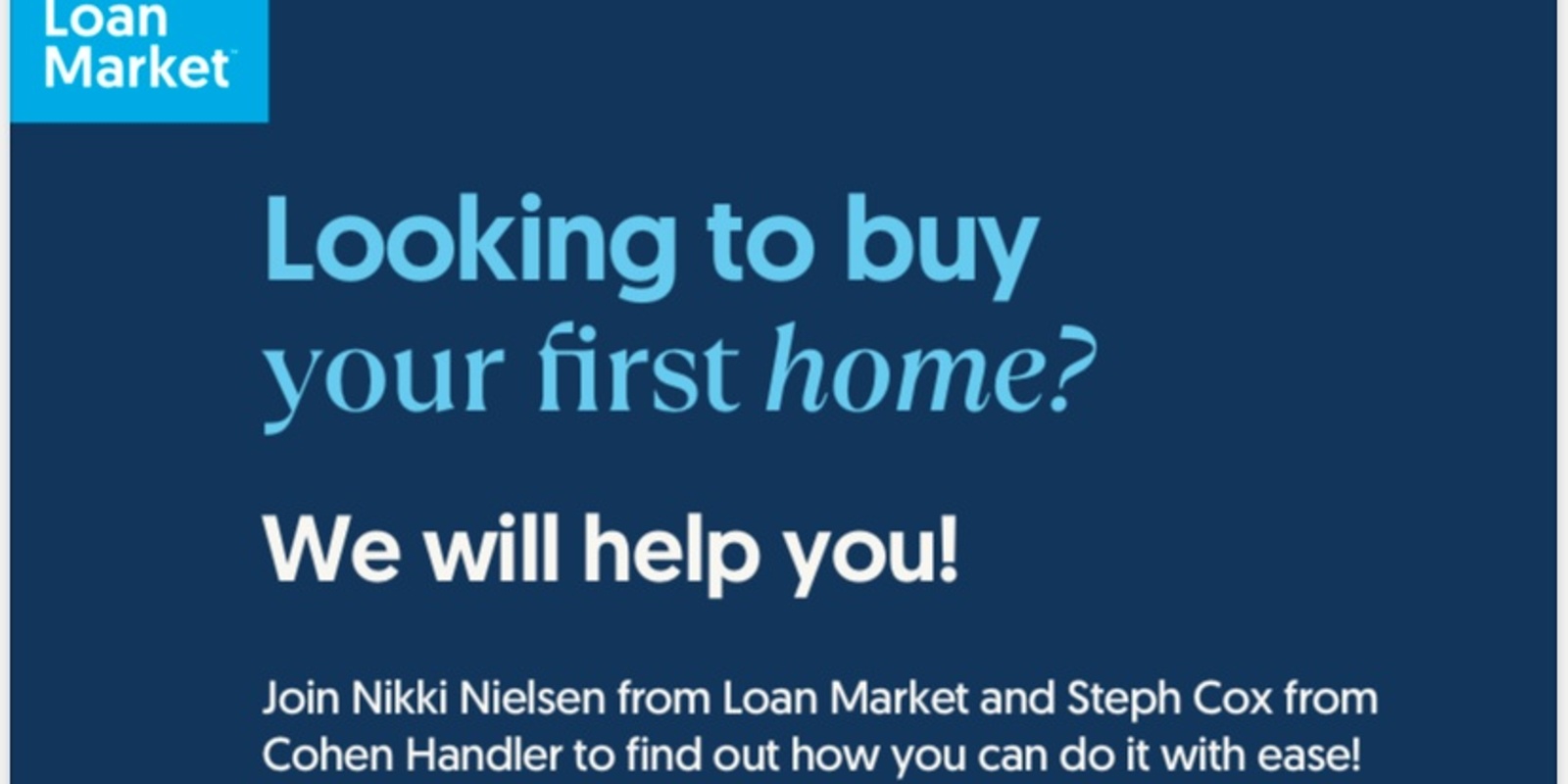 Banner image for First Home Buyers Night 