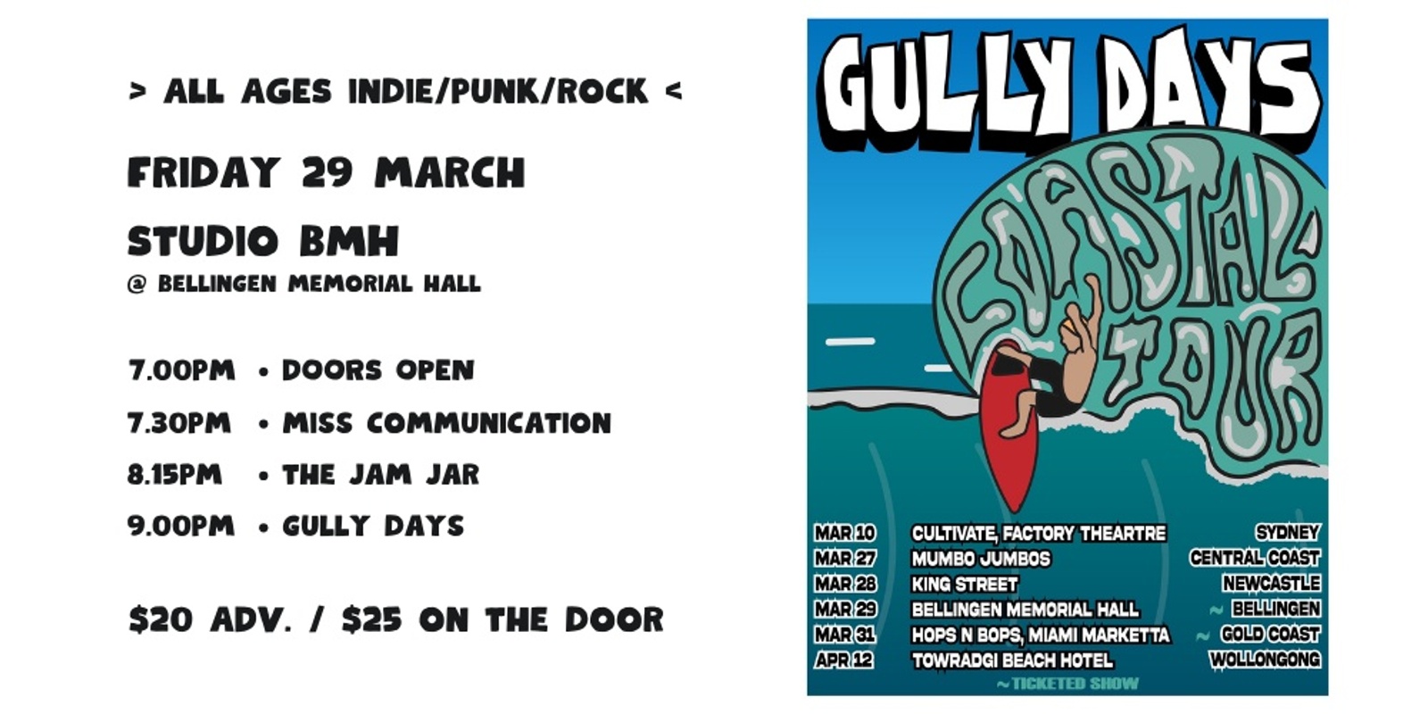 Banner image for GULLY DAYS - Bellingen NSW