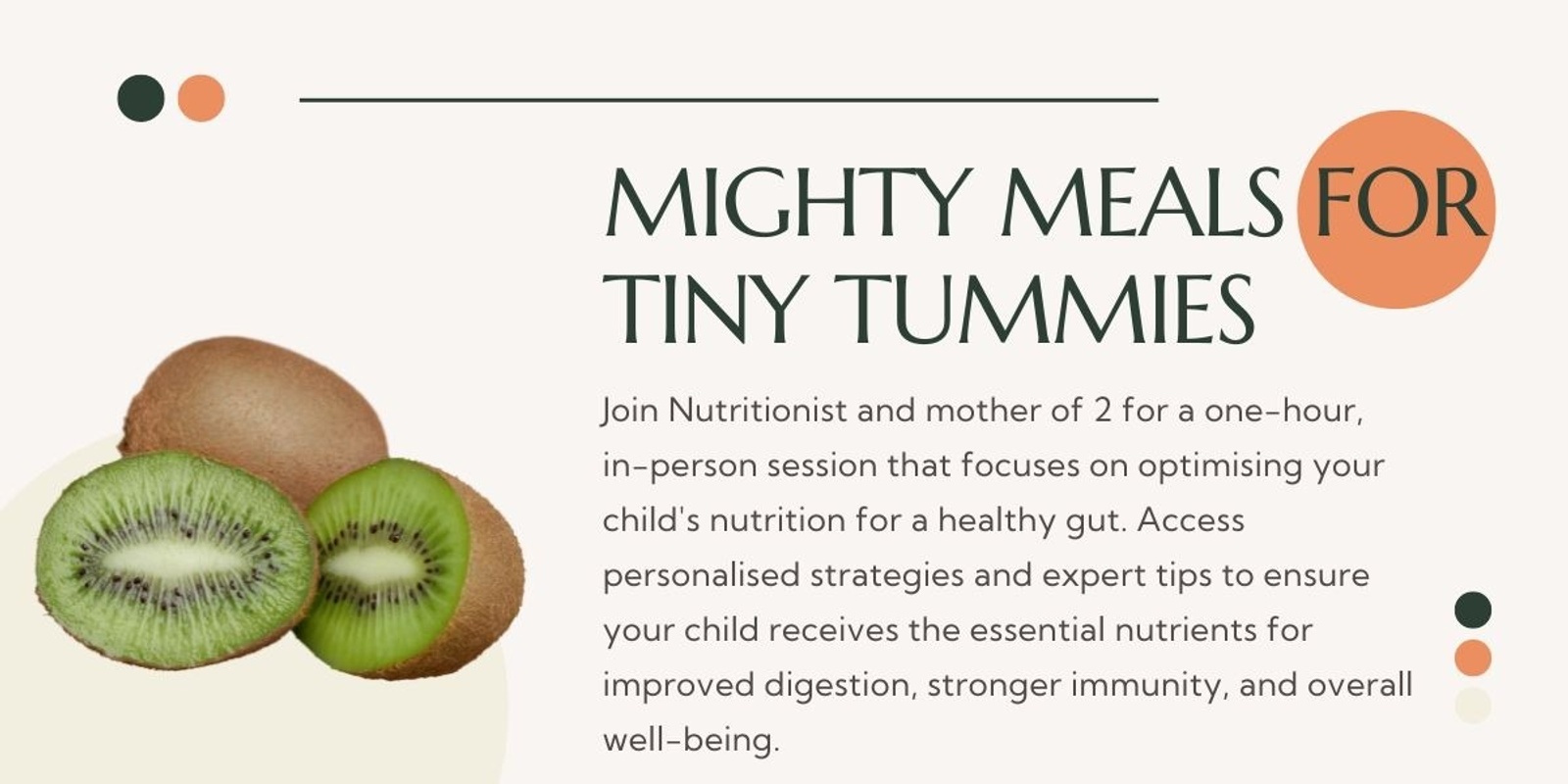 Banner image for Mighty Meals for Tiny Tummies