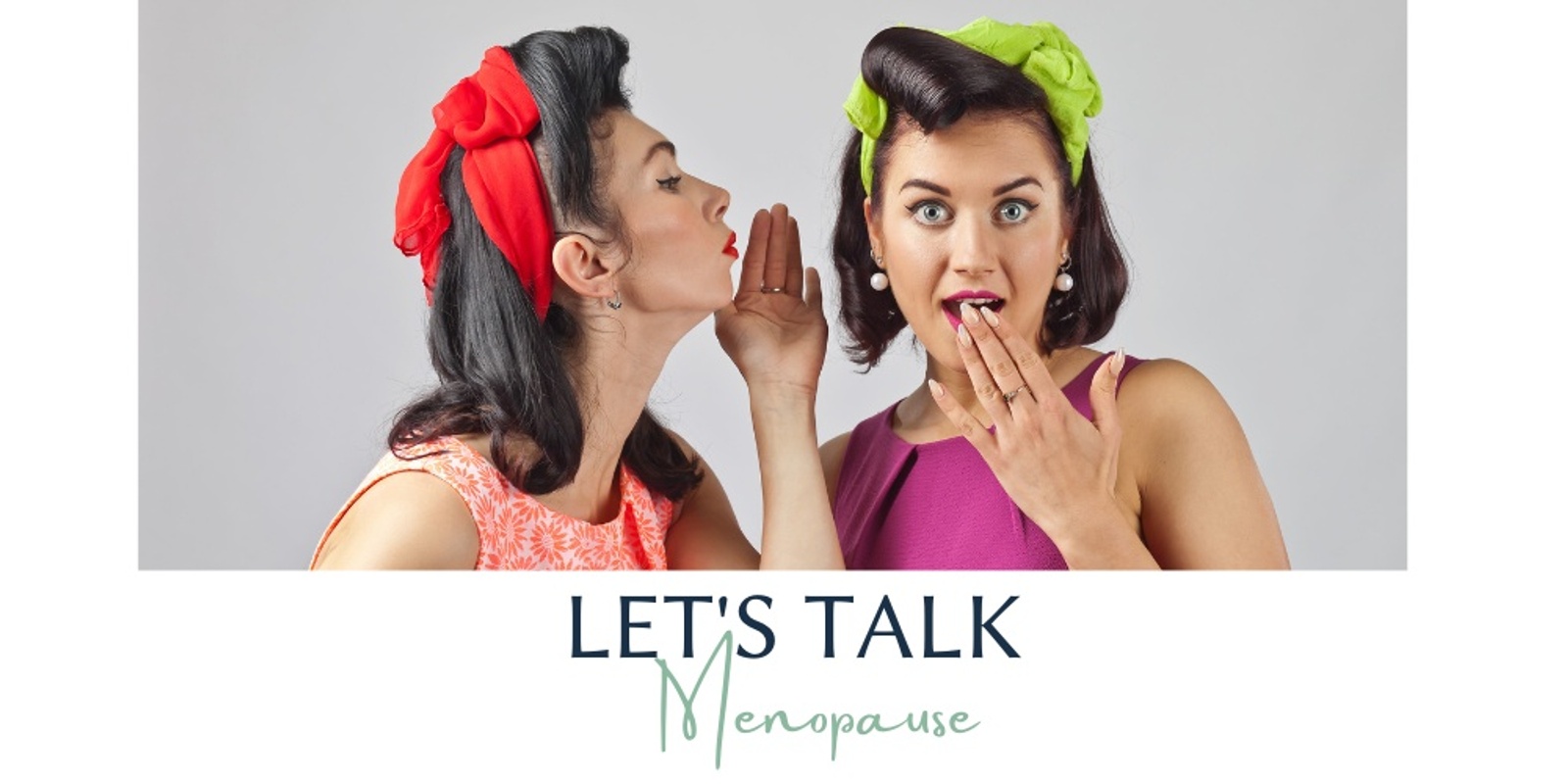 Banner image for Let's talk menopause 