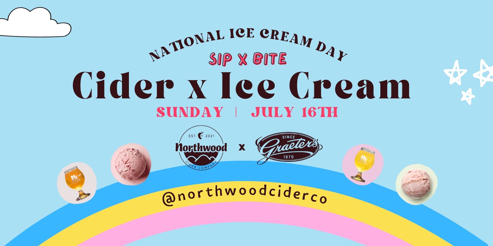 Banner image for Sip & Bite: Cider and Ice Cream pairing