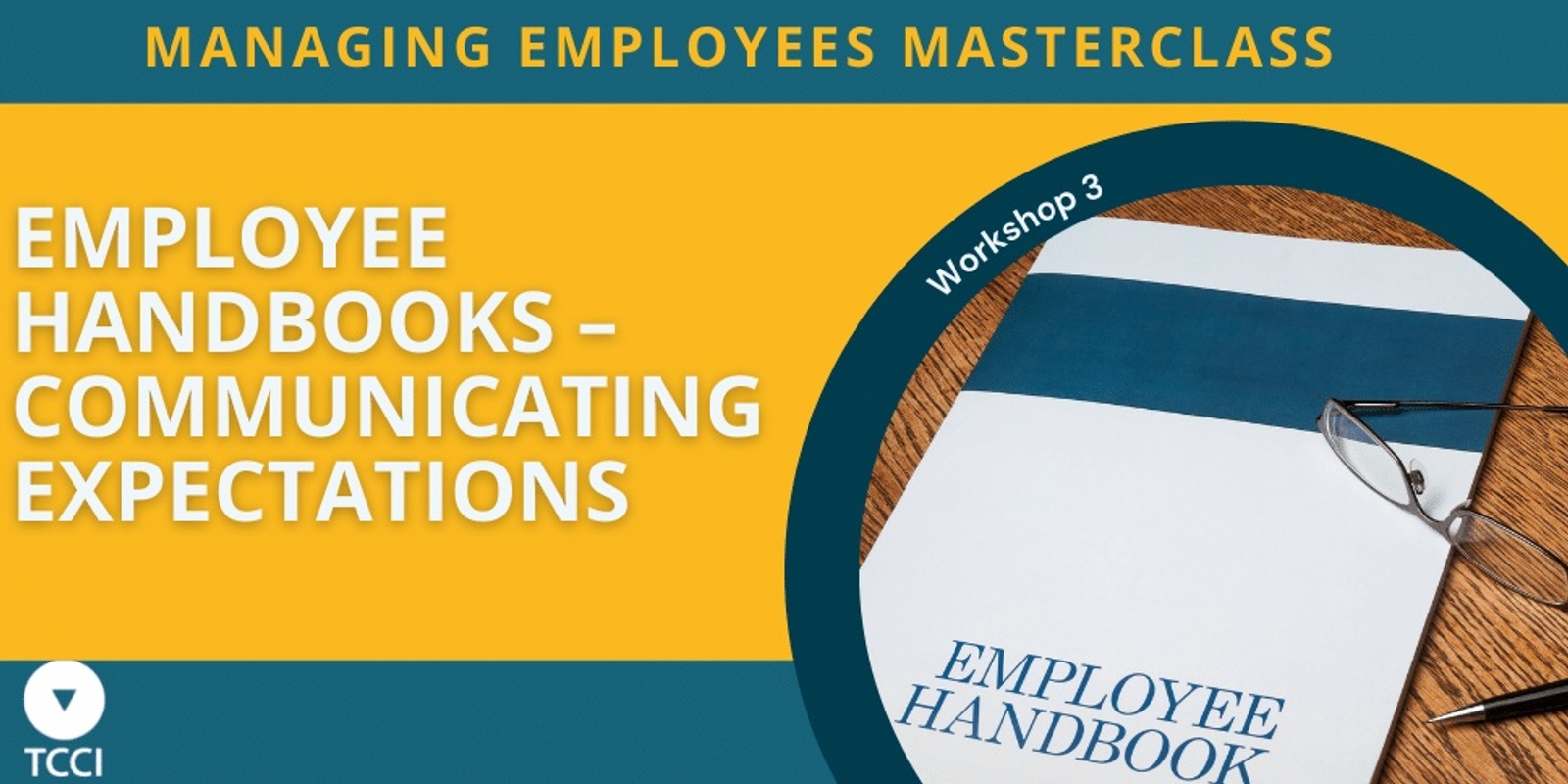 Banner image for ME Masterclass Series - Employee Handbooks (Online)