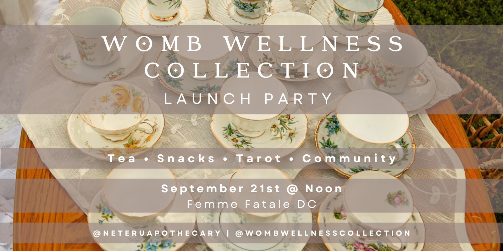 Banner image for Womb Wellness Collection Launch Tea Party