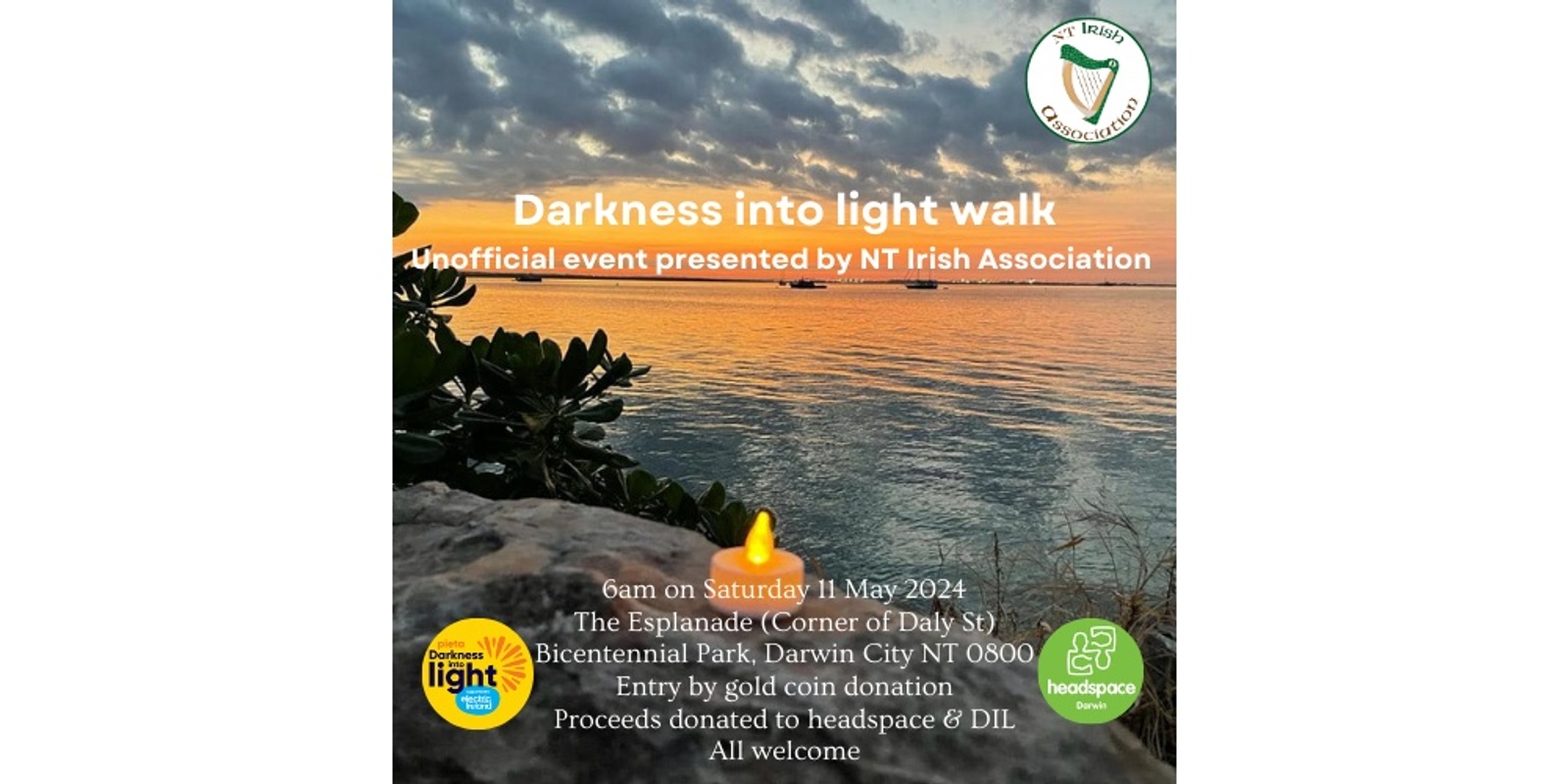 Banner image for Unofficial Darkness Into Light Walk Darwin 