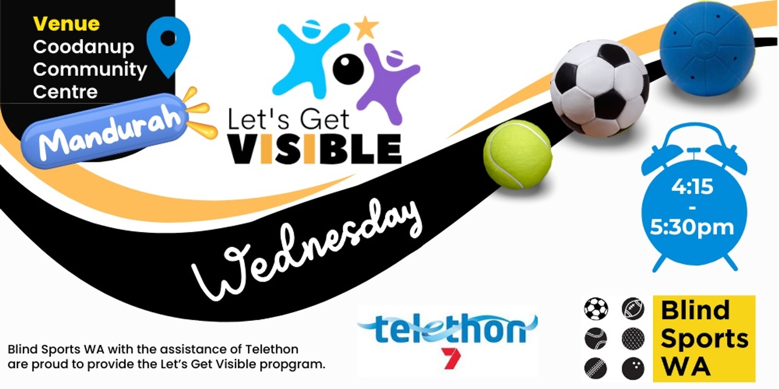 Banner image for Let's Get Visible - Wednesdays (Mandurah) T4.24