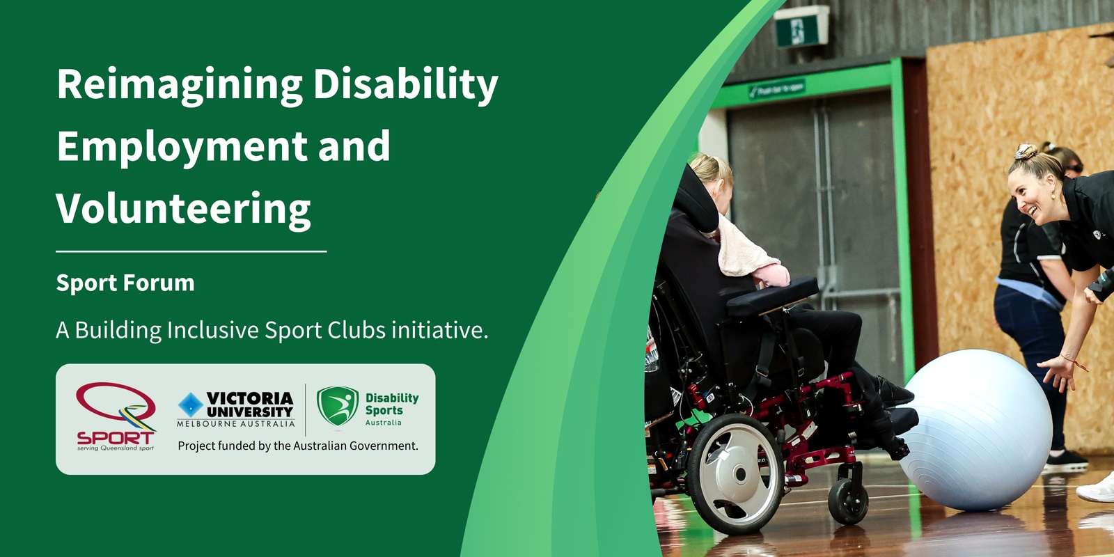 Banner image for QLD: Reimagining Disability Employment and Volunteering