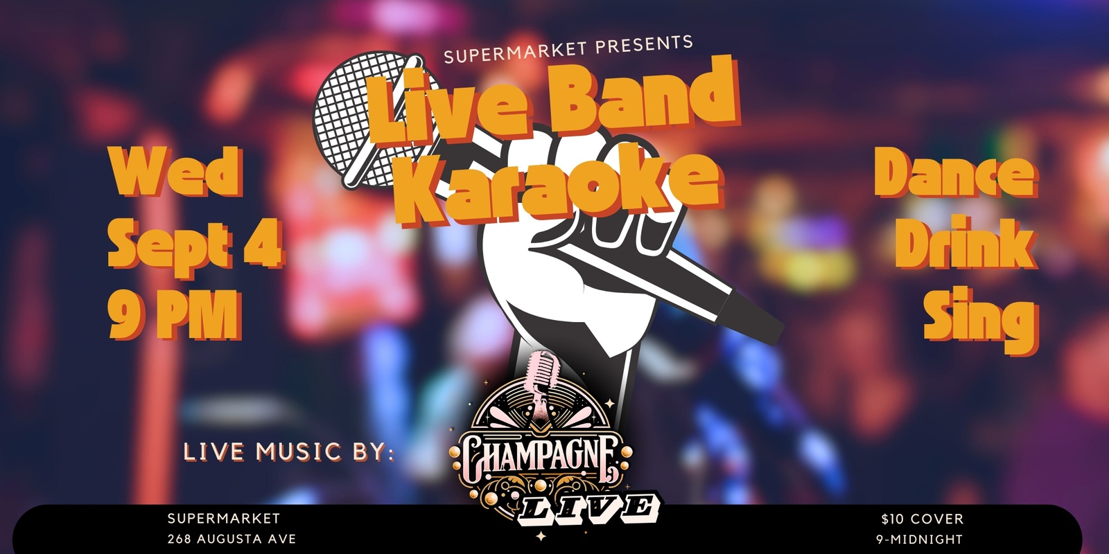 Banner image for Live Band Karaoke @ Supermarket