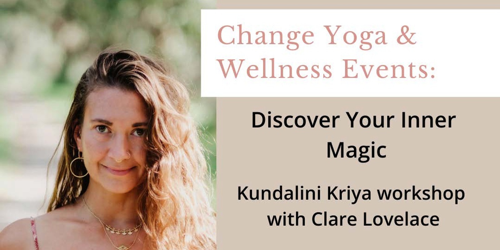 Banner image for Discover Your Inner Magic - Kundalini Kriya workshop with Clare Lovelace