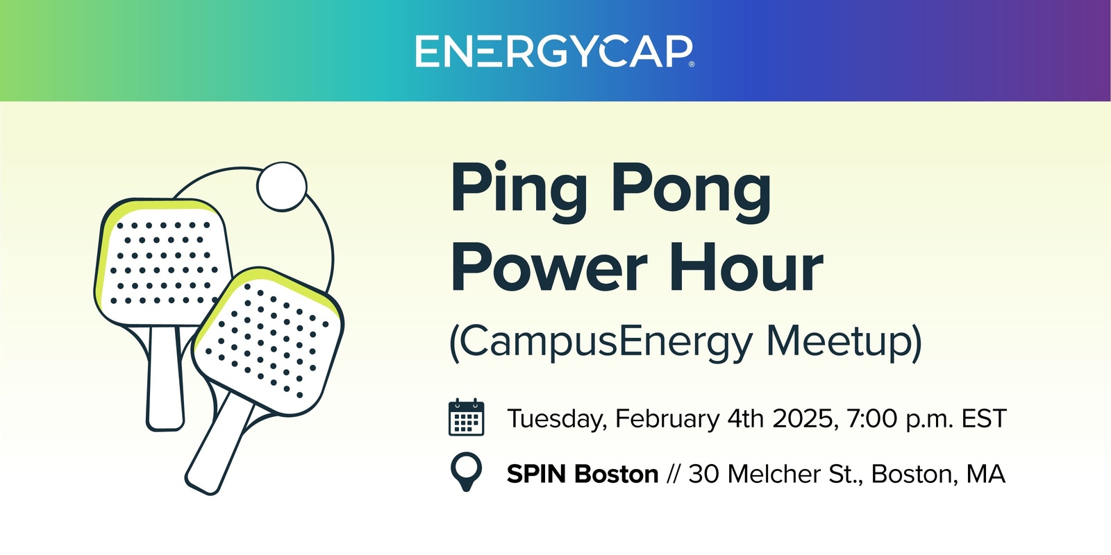 Banner image for Ping Pong Power Hour (CampusEnergy Meetup)