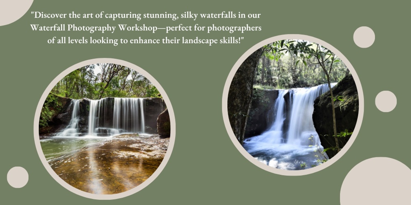 Banner image for Waterfall Photography Workshop