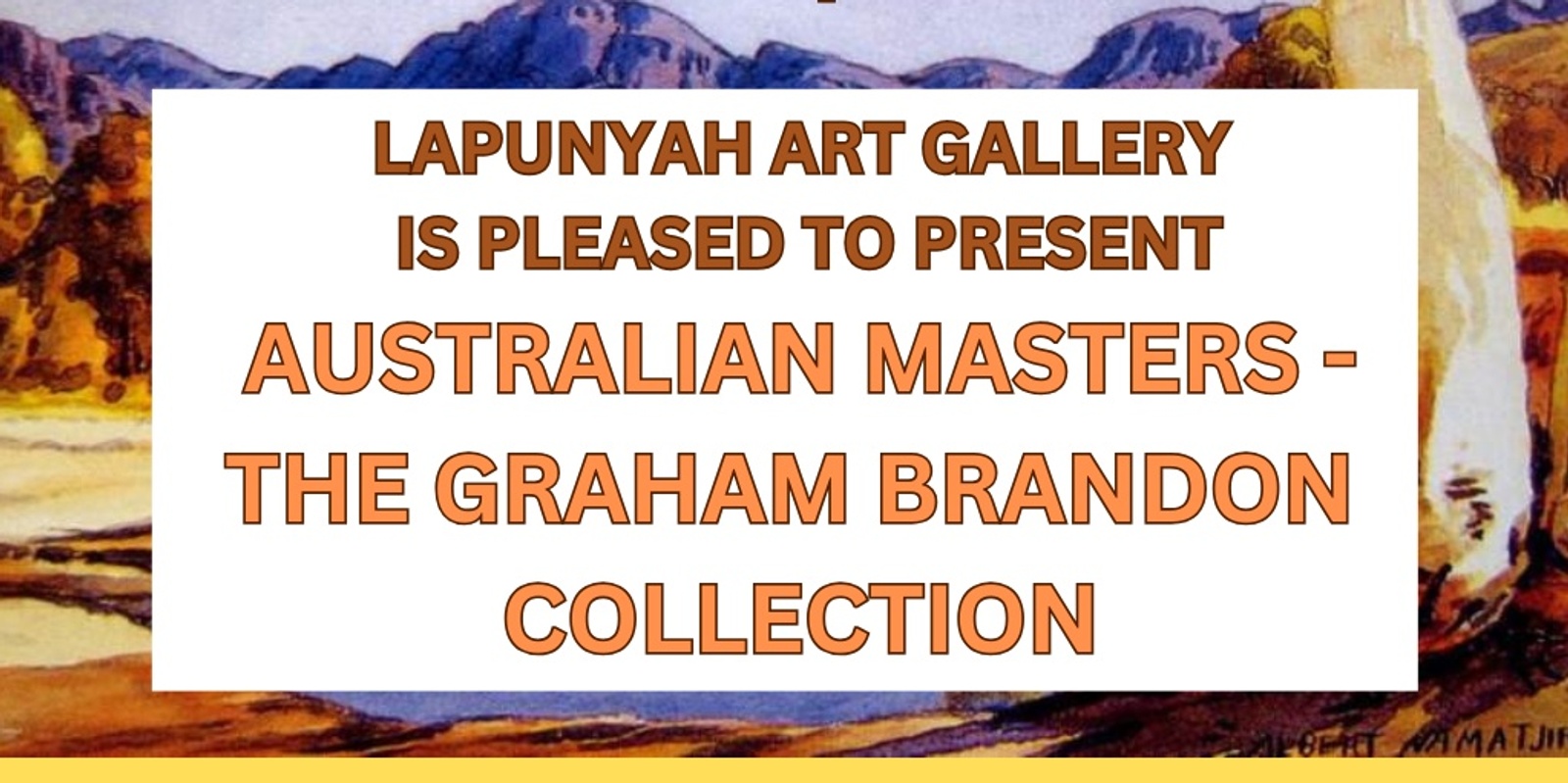 Banner image for Australian Masters - The Graham Brandon Collection Opening