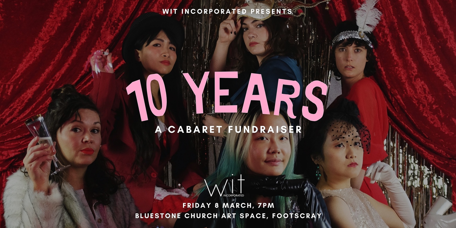 Banner image for Wit's 10 Year Anniversary Cabaret Fundraiser 