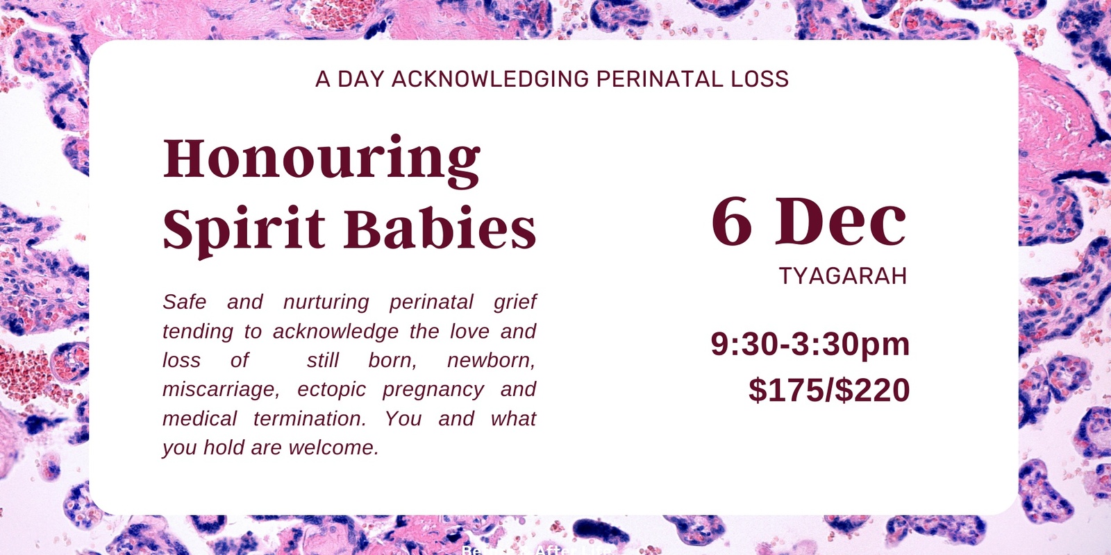 Banner image for Honouring Spirit Babies: Grief ritual for perinatal loss