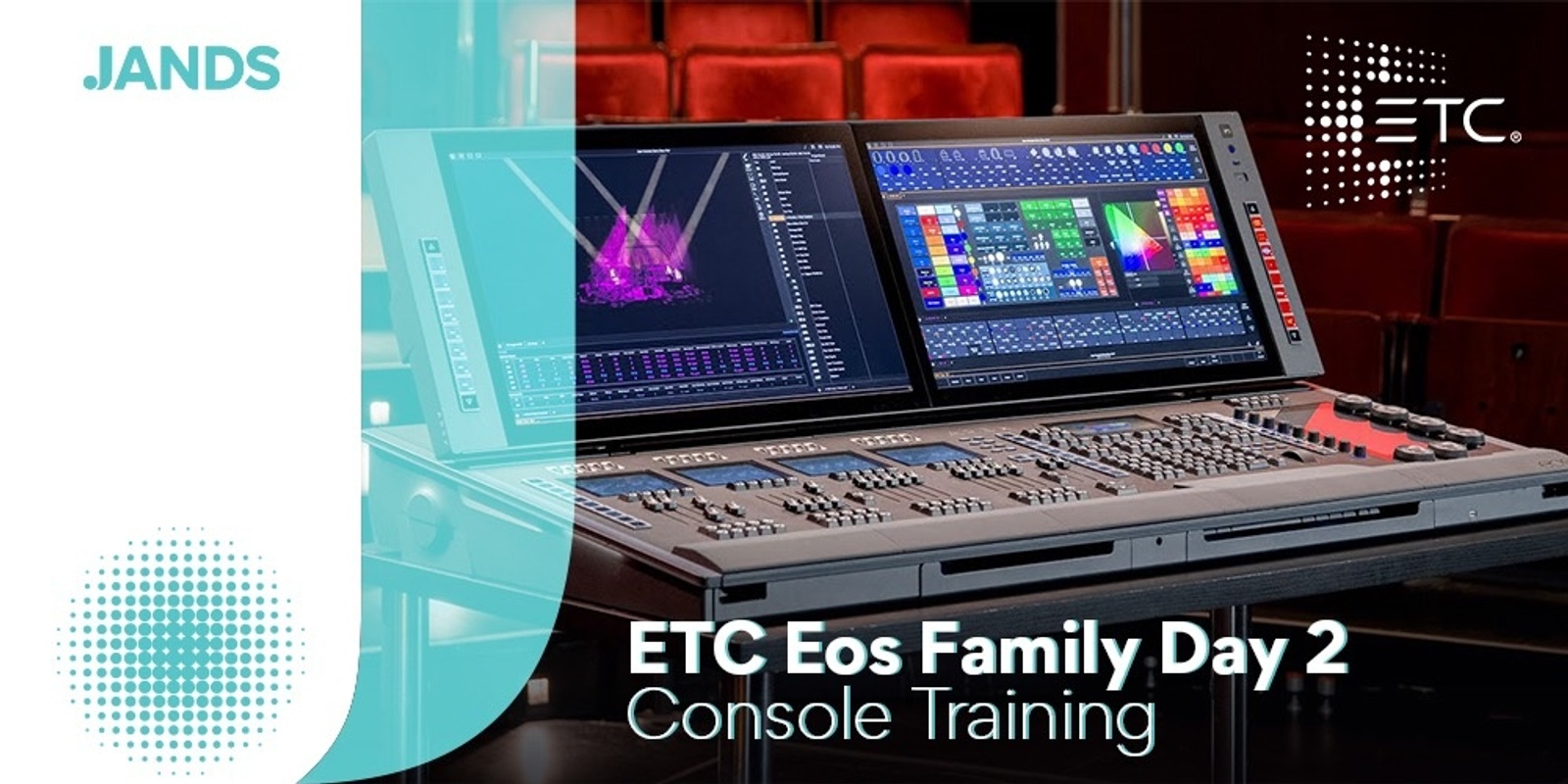 Banner image for ETC Eos Family Day 2 Console Training - Sydney