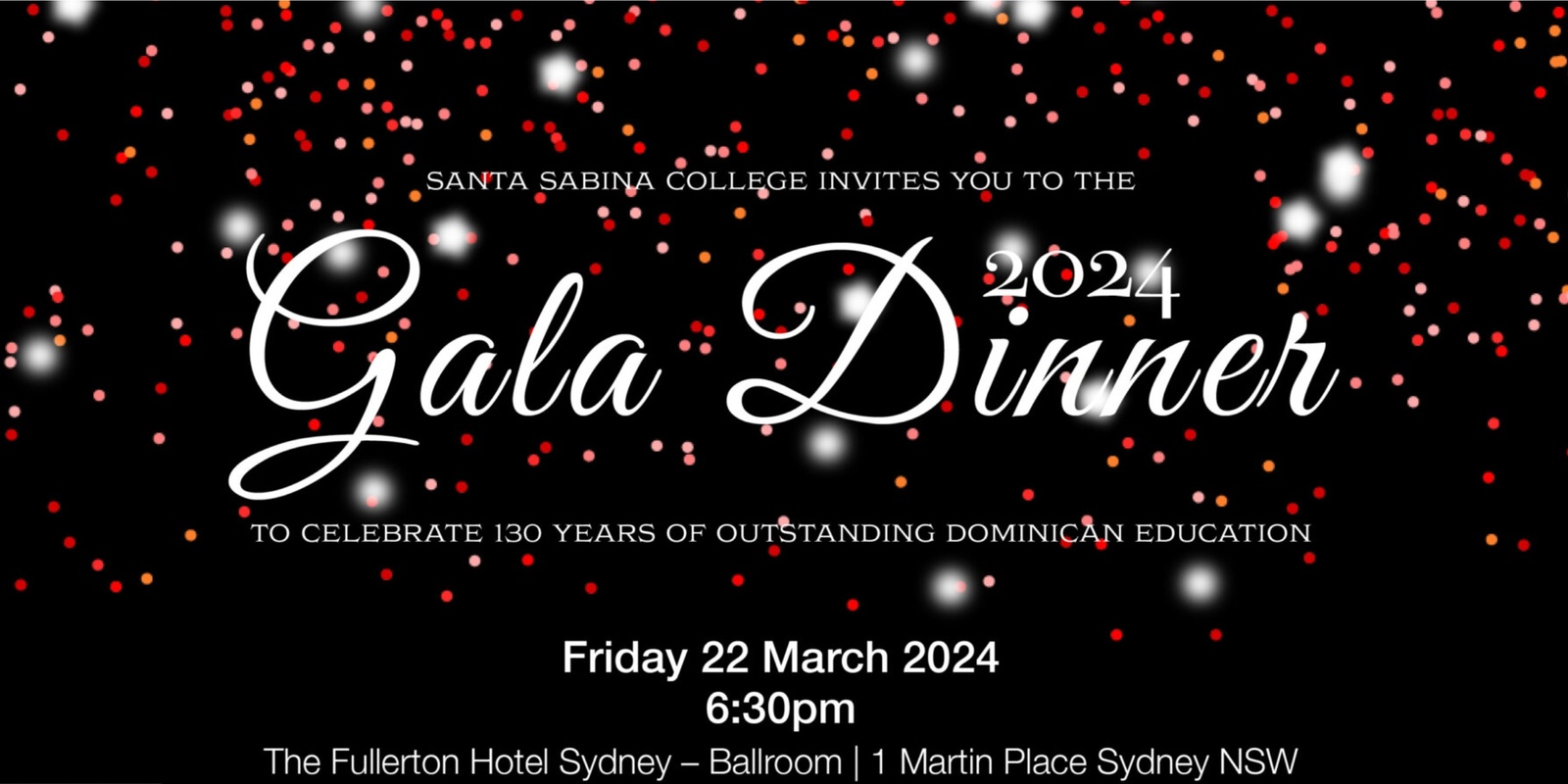 Banner image for Santa Sabina College Gala Dinner