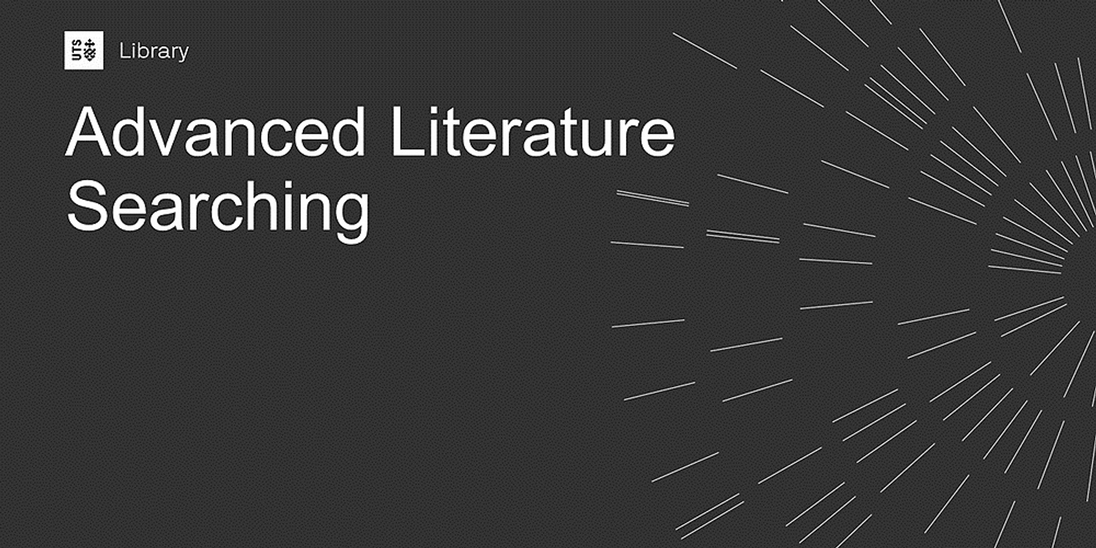 Banner image for Advanced Literature Searching