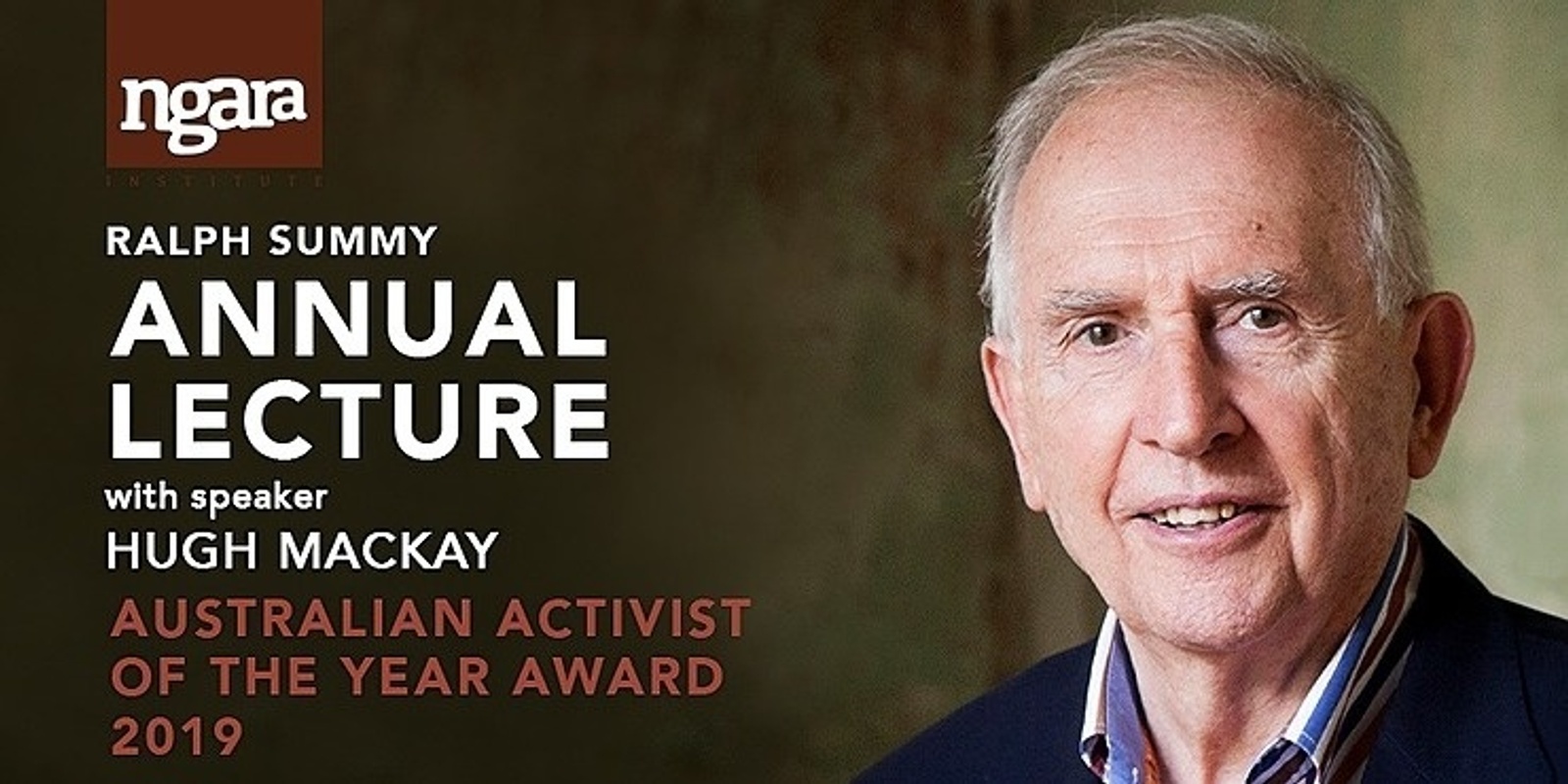 Banner image for ANNUAL LECTURE 2019 Hugh MacKay | Australia Reimagined - A Culture of Compassion