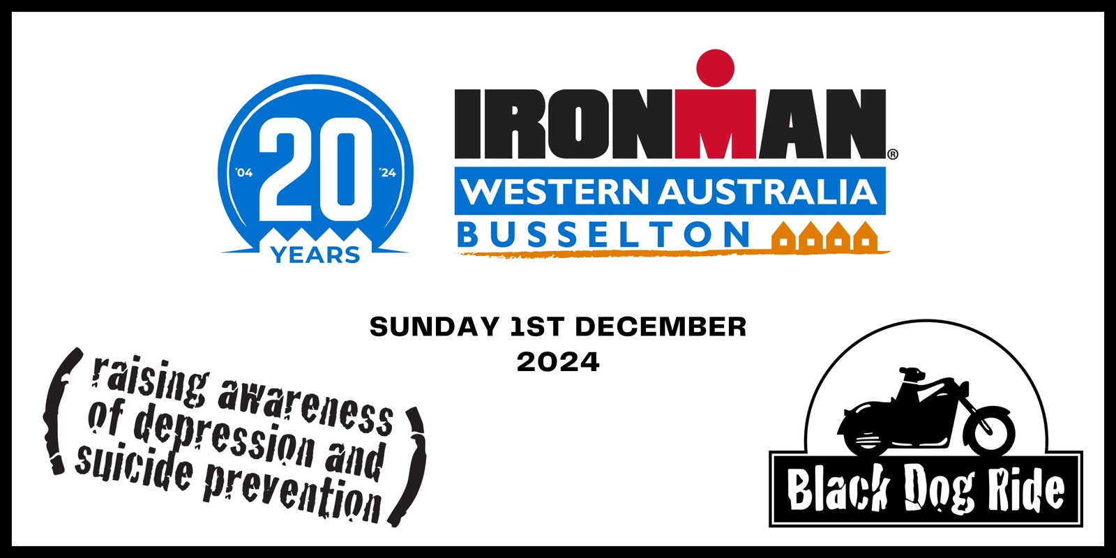 Banner image for Black Dog Ride - IRONMAN 70.3 Western Australia Moto Volunteers - 25 Tickets Only - FREE!!