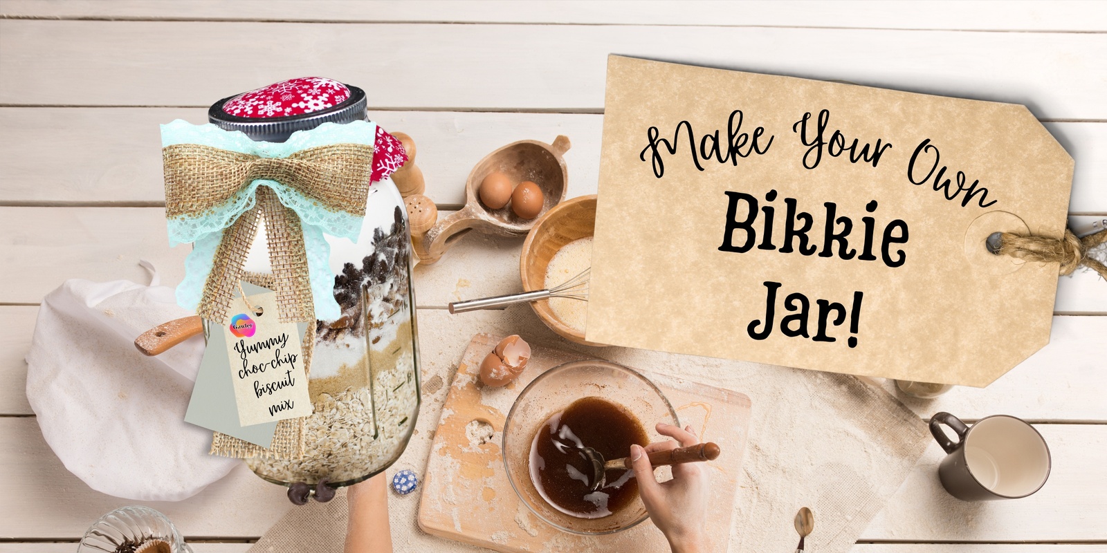 Banner image for Make your own Bikkie Jar!