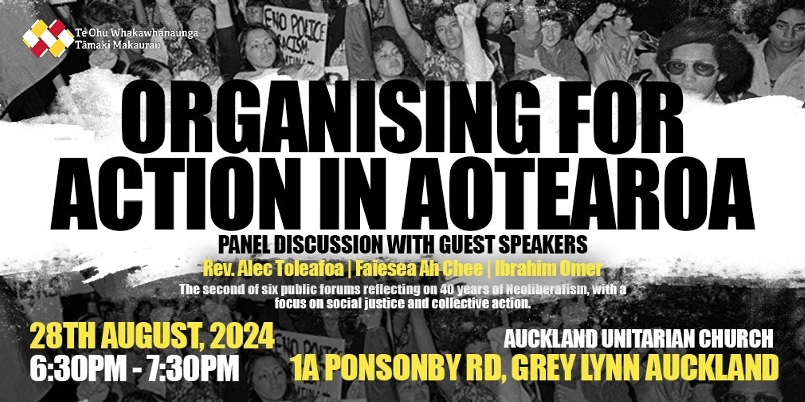 Banner image for Organising for Action in Aotearoa 