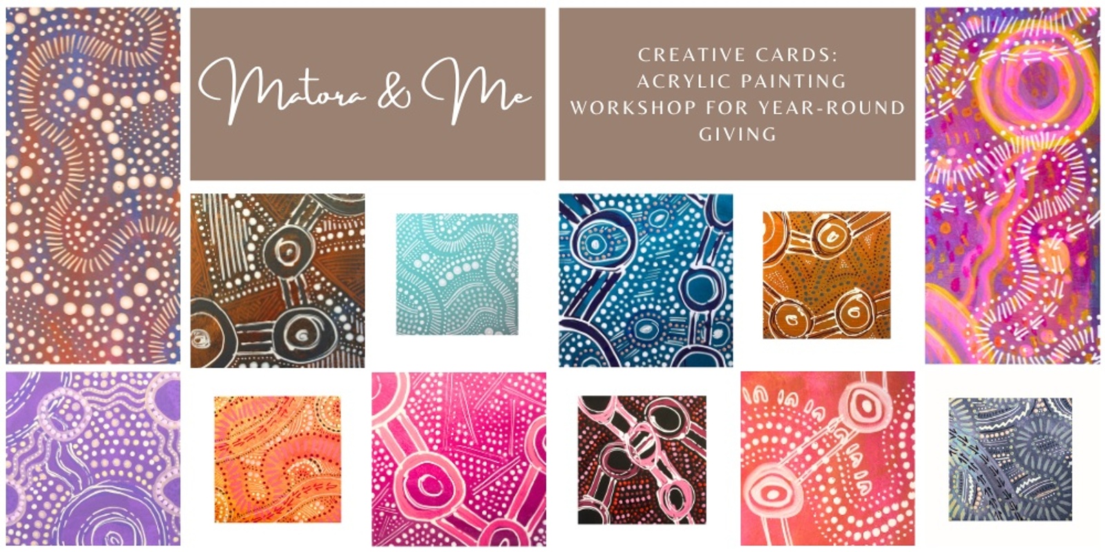 Banner image for Creative Cards: An Acrylic Painting Workshop for Year-Round Giving