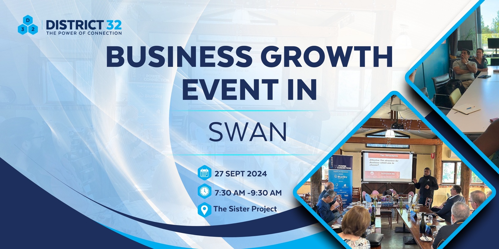 Banner image for District32 Business Networking Perth – Swan - Fri 27 Sep