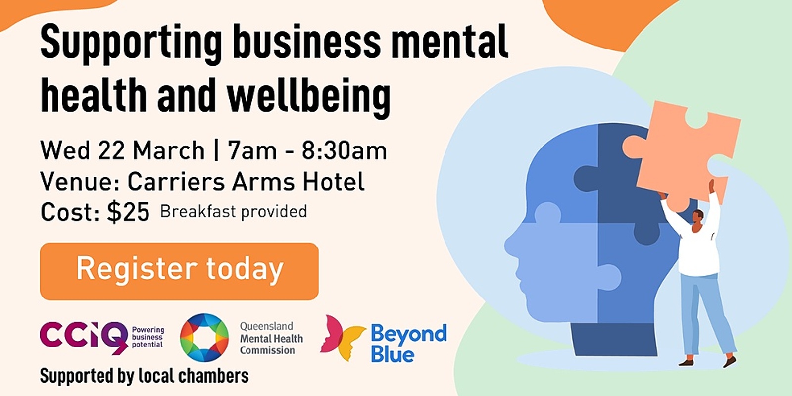 Banner image for Supporting business mental health and wellbeing - Maryborough
