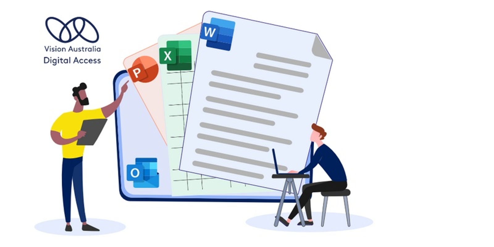 Banner image for Advanced Creating Accessible Documents: Microsoft Office (Virtual) - February 2023: Vision Australia