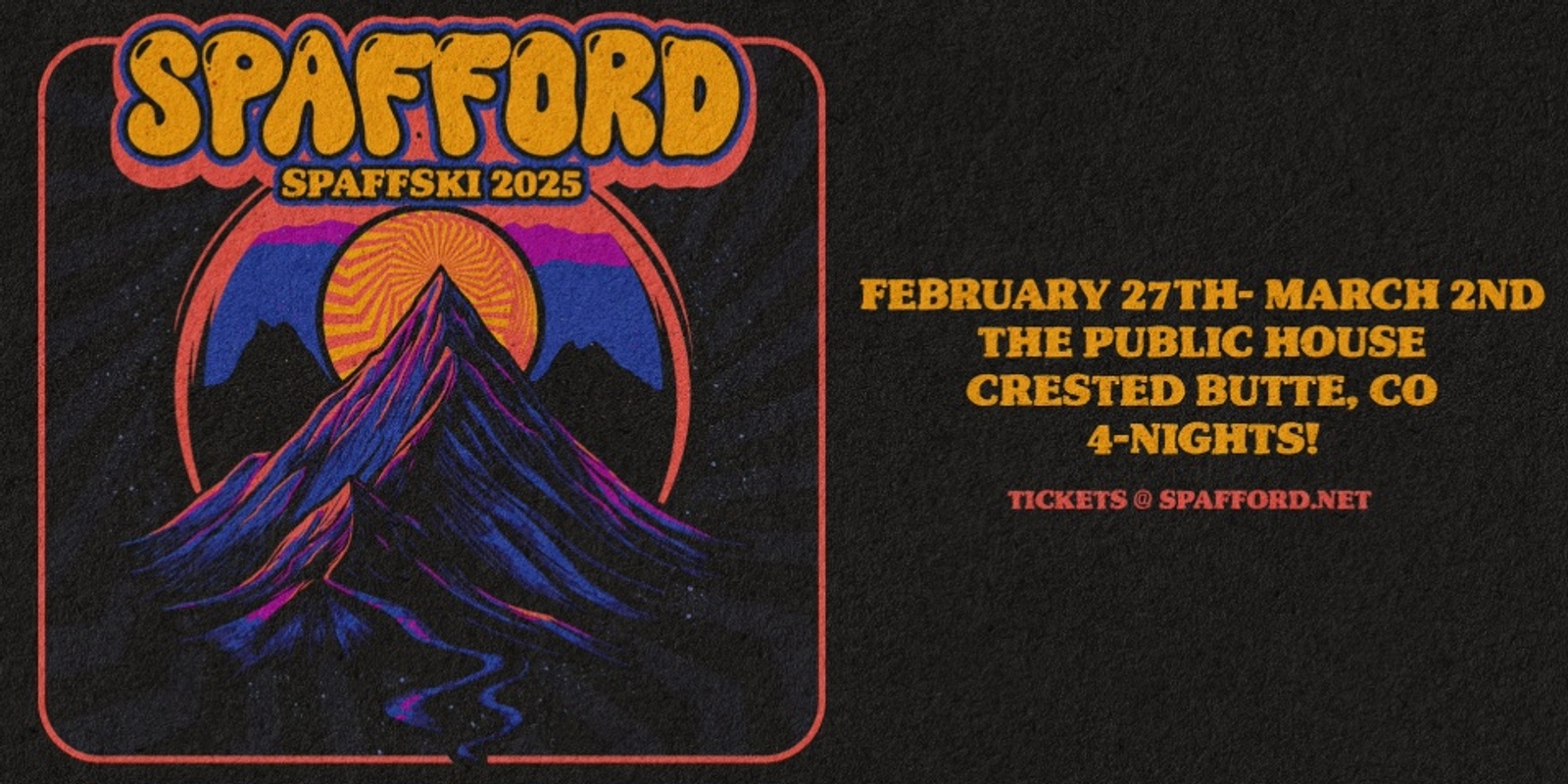 Banner image for Spafford | Spaffski Tour 2025