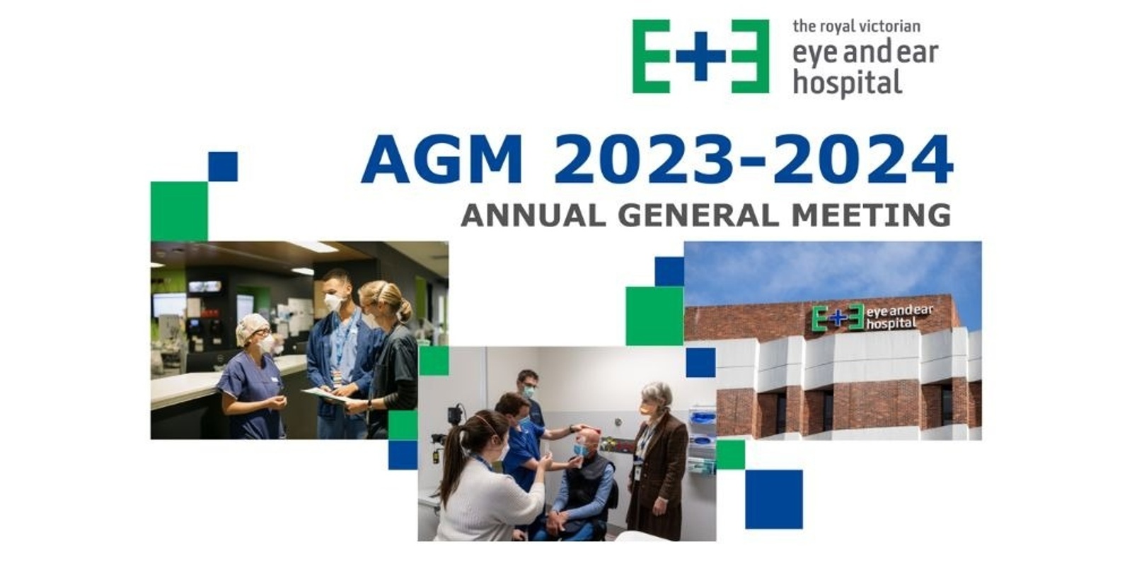 Banner image for The Royal Victorian Eye and Ear Hospital Annual General Meeting 2023-2024