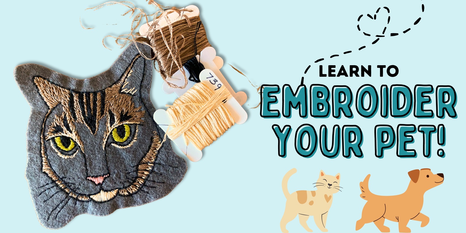 Banner image for Embroider Your Pets Workshop