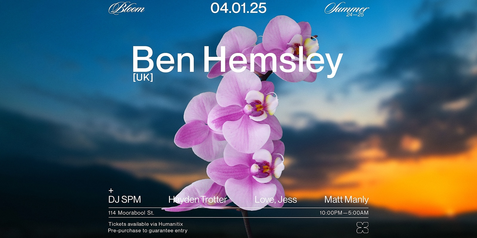 Banner image for Bloom ▬ Ben Hemsley [UK]