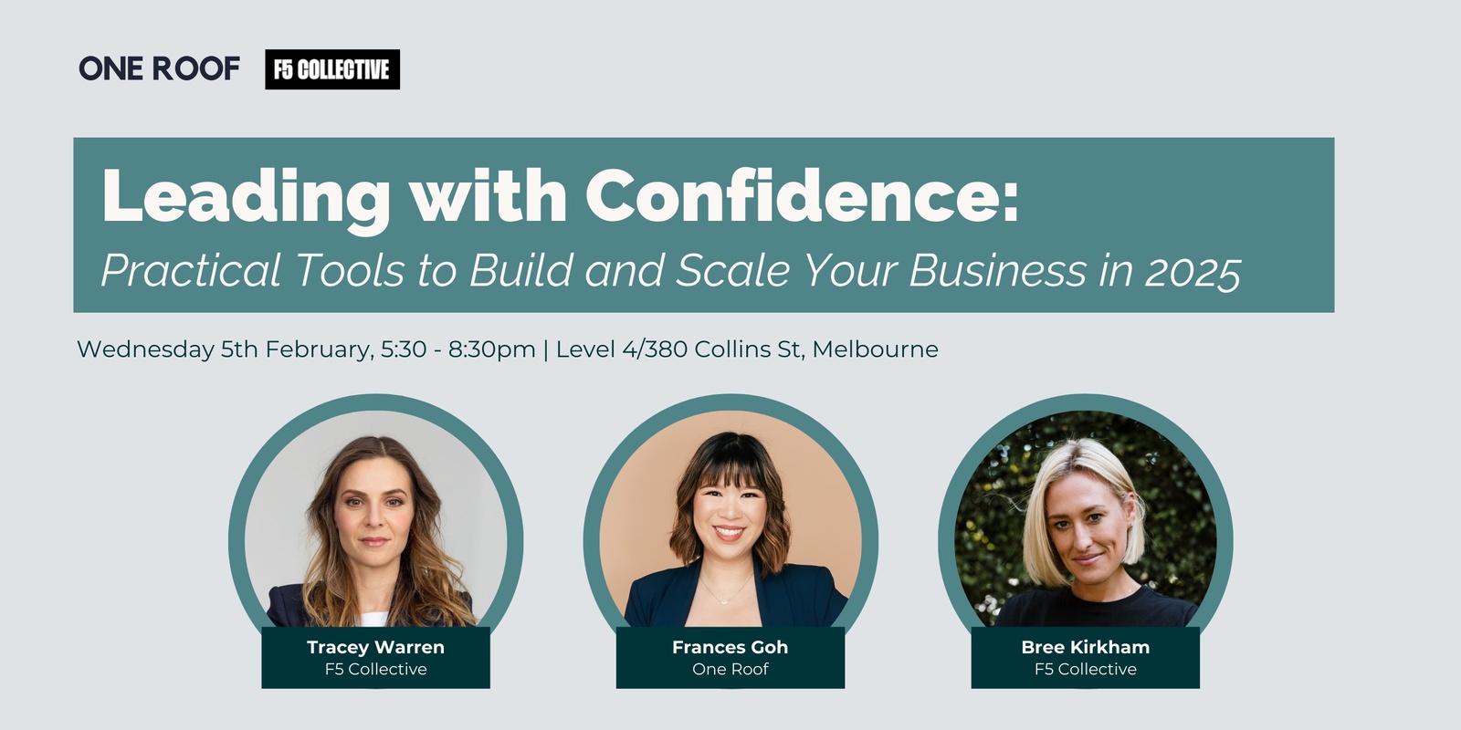 Banner image for Leading with Confidence: Practical Tools to Build and Scale Your Business in 2025