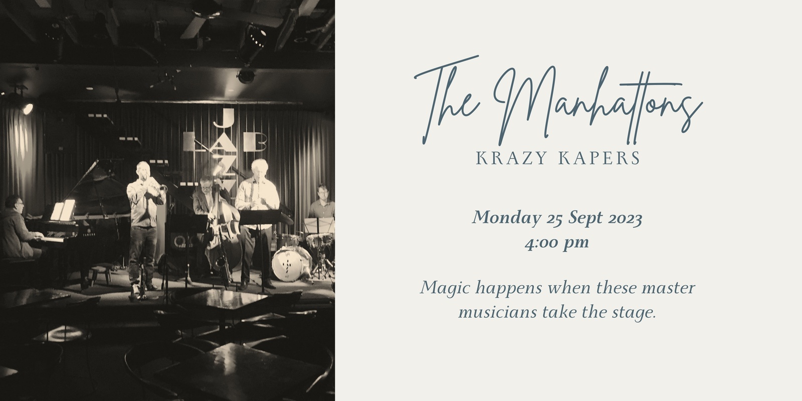 Banner image for Krazy Kapers @ Faversham Fringe Jazz Festival