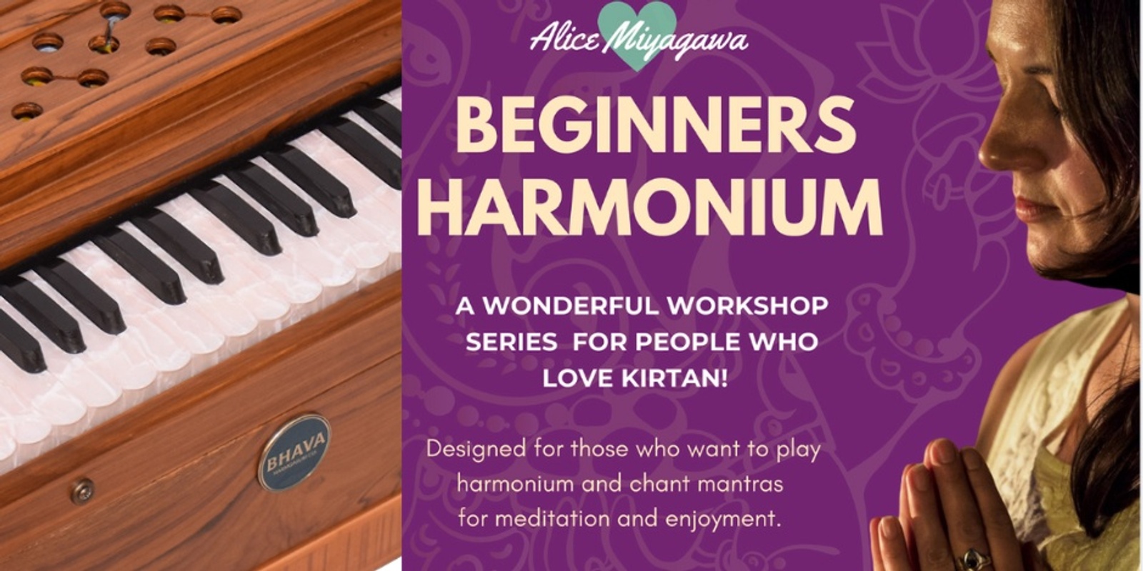 Banner image for Harmonium Course with Alice Miyagawa