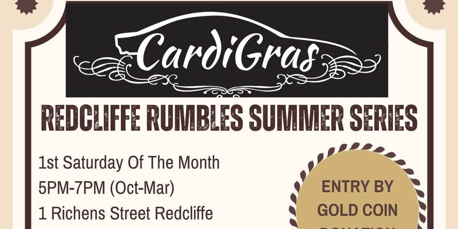 Banner image for CardiGras Redcliffe Rumbles