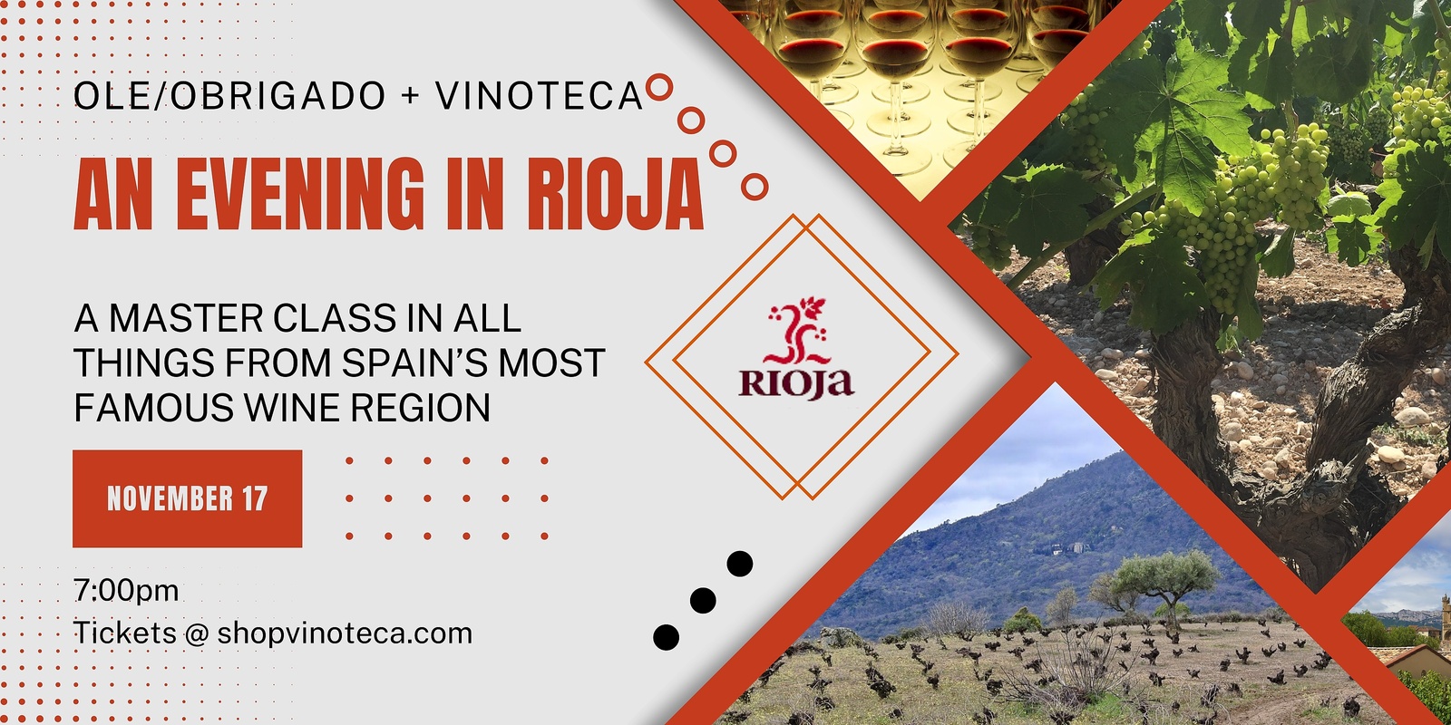 Banner image for An Evening in Rioja