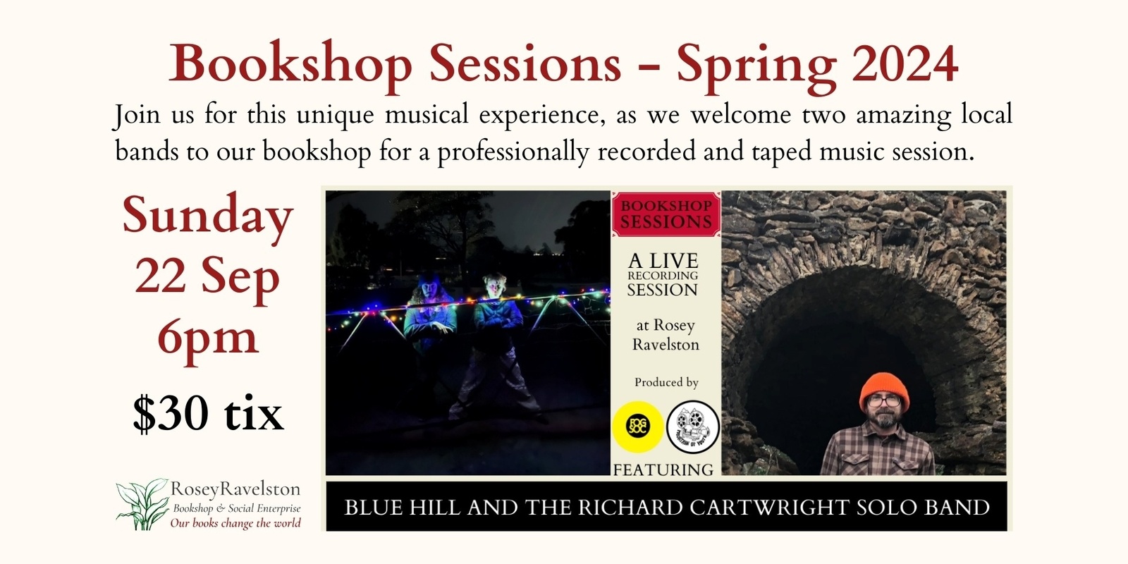 Banner image for Bookshop Sessions - Spring 2024