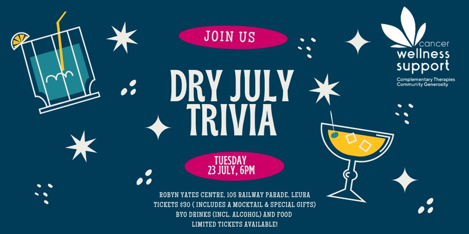 Banner image for Dry July Trivia Night