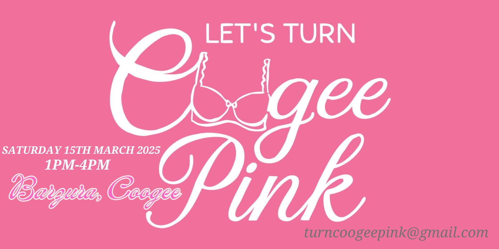 Banner image for Let's Turn Coogee Pink - Ladies Long Lunch for Breast Cancer