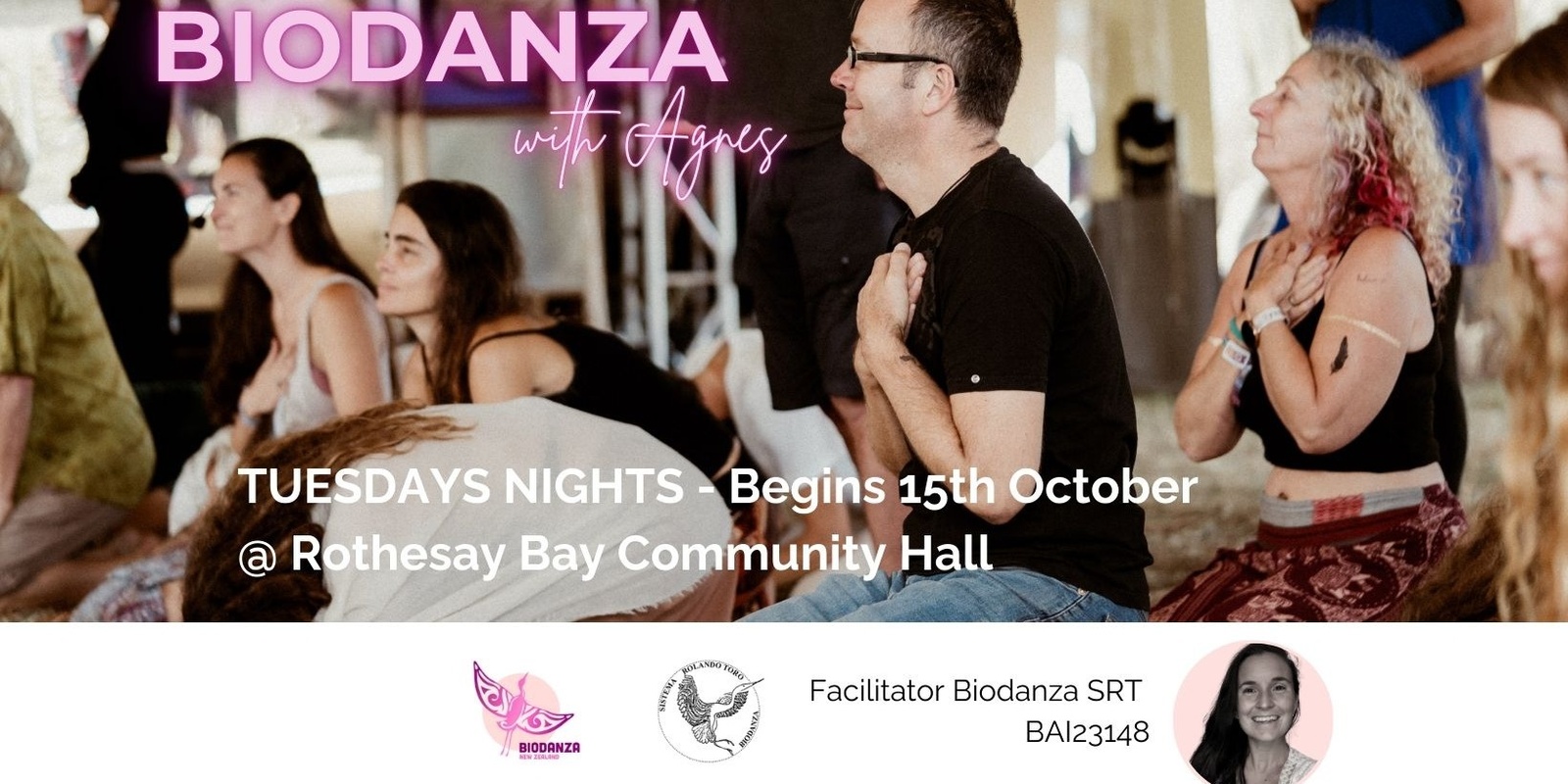 Banner image for Biodanza Tuesday Nights with Agnes @Rothesay Bay