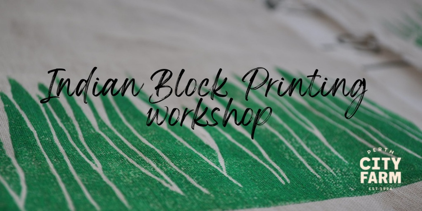 Banner image for Indian Block Printing onto Fabric - Workshop